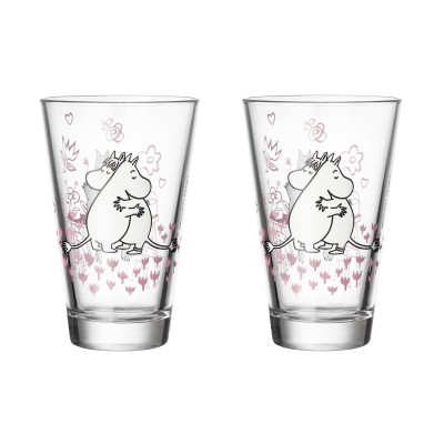 Набор стаканов Moomin Любовь 300 мл, 2 шт